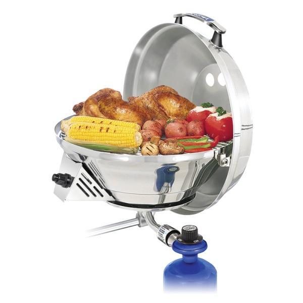 "Gas Grill and Stove Combination, ""Marine Kettle 3"", Inox" Barbecues and Accessories