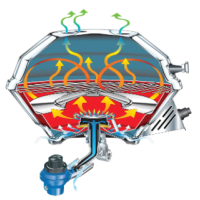 Roštilj plinski MAGMA Marine Kettle 3 (D381mm) Brodski roštilji i dodaci