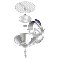 "Charcoal Grill, Marine Kettle, Inox" Charcoal Barbecues