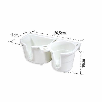 Store-All Organiser & Drink Holder General use cases - drink holders