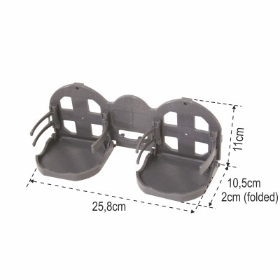 Store-All Folding Helm Organiser General use cases - drink holders