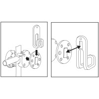 Rail Support Base for Store-All Case General use cases - drink holders