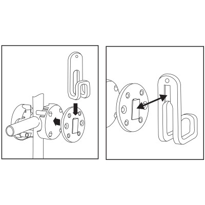 Rail Support Base for Store-All Case General use cases - drink holders