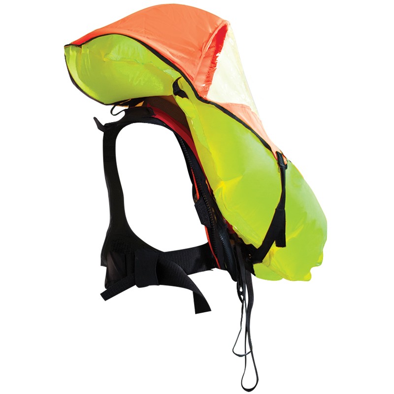 LALIZAS Theta Inflatable Lifejacket, Auto, 290N, with Sprayhood, Harness & Double Crotch Strap, LALIZAS JS1, Adult ISO Inflat...