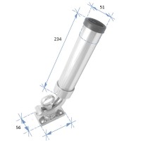 Držač štapa za ribarenje (za ugradnju na palubu), Inox Držači štapova
