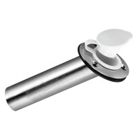 Držač štapa za ribarenje (usadni) s čepom, Inox Držači štapova