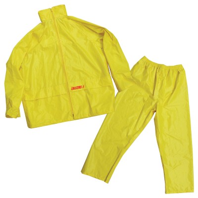 Rainsuit with hood, Yellow Raincoats and suits