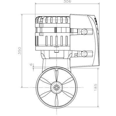 MAXPOWER THRUSTER ECO PROPORTIONAL Električni tunel thrusteri