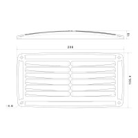 Ventilacijski otvor 216x106mm, bijela Ventilacijski otvori