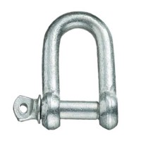 D Shackle, galvanized Swivels