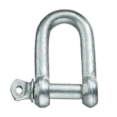 D Shackle, galvanized Swivels