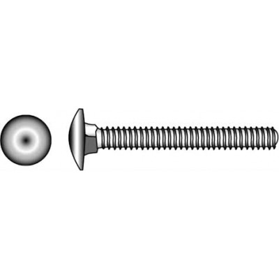 Carriage bolt Inox 316 Eye Bolts, Pad Eyes, Rings and Screws