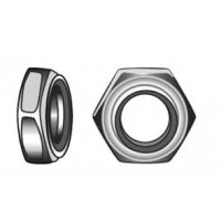 Hex nylon lock nut Inox 316 Eye Bolts, Pad Eyes, Rings and Screws