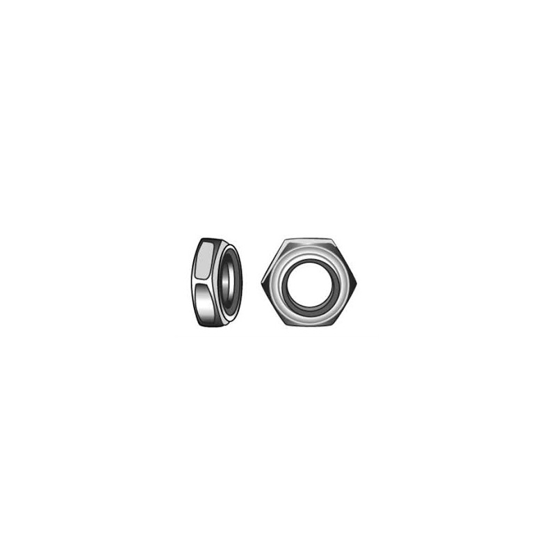Hex nylon lock nut Inox 316 Eye Bolts, Pad Eyes, Rings and Screws