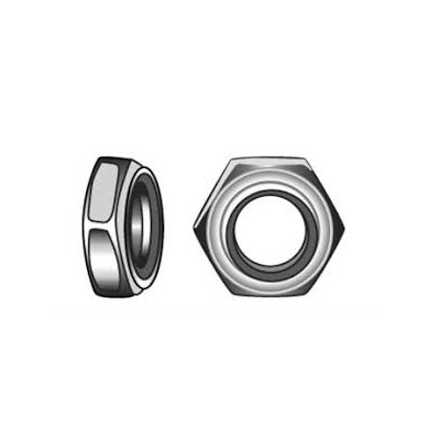 Hex nylon lock nut Inox 316 Eye Bolts, Pad Eyes, Rings and Screws