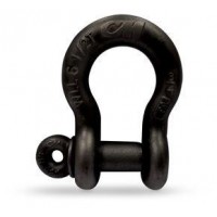 Bow shackle type Omega, black Swivels