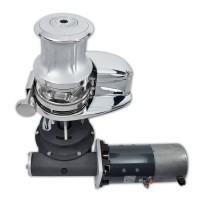 Lofrans vitlo X4 Krom 24v 2,7kW 14mm, bubanj CW X4 & SX4 Vertical Windlasses 2300 - 2700W