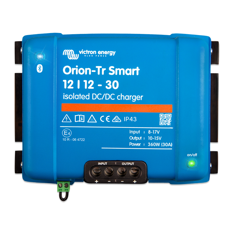 Victron Orion-Tr Smart Isolated DC-DC Charger 12V to 12V / 30A, ORI121236120 Battery-Battery Chargers