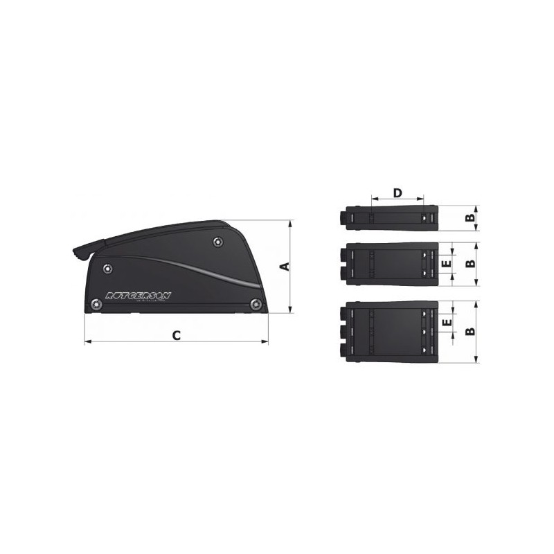 Double Rope Clutch RC75X Blocks Rutgerson