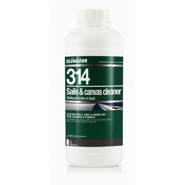 314 Sails & Canvas Cleaner, 1lt Leather, Vinyl & Fabric Cleaners