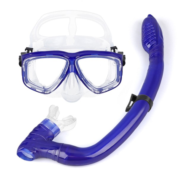 Combo Set with Silicone Mask & Snorkel, Child, Blue Dive Masks & Snorkels