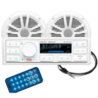 Boss Marine set MCK500WB.6 white speakers Marine electronics and navigation