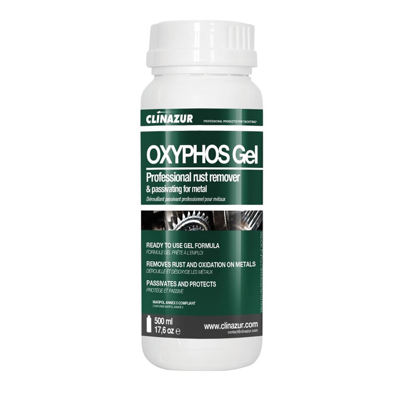 OXYPHOS Gel Rust Remover, 500ml Rust & Limescale Removers