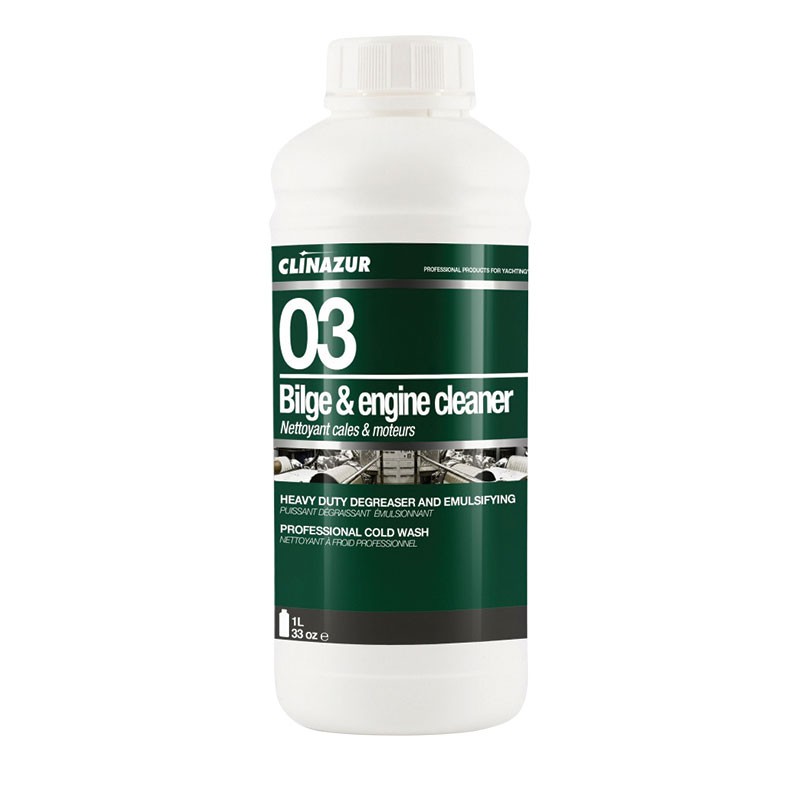Bilge cleaner (čišćenje kaljuže i motora) CLINAZUR 03 1lit/5lit Čišćenje santina i motornog prostora