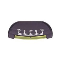 Pokazivač nagiba broda, 10 stupnjeva, 88.9x37mm, crni Pokazivači smjera vjetra i nagiba broda