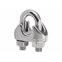 Wire rope clip, galvanized, diam 10mm Turnbuckles, Rope Clips, Pelican Hooks