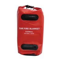 Fire Blanket for Electric Vehicles, 6×9 m (54 m²), Silicone-Coated Fiberglass Fireman Suits & Gear