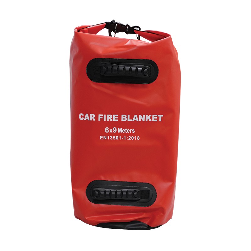 Fire Blanket for Electric Vehicles, 6×9 m (54 m²), Silicone-Coated Fiberglass Fireman Suits & Gear