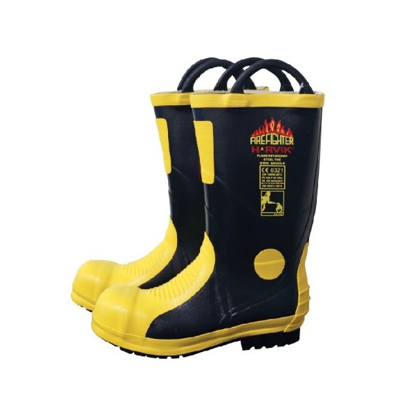 Fireman’s Boots Size 43–44, SOLAS/MED Fireman Suits & Gear