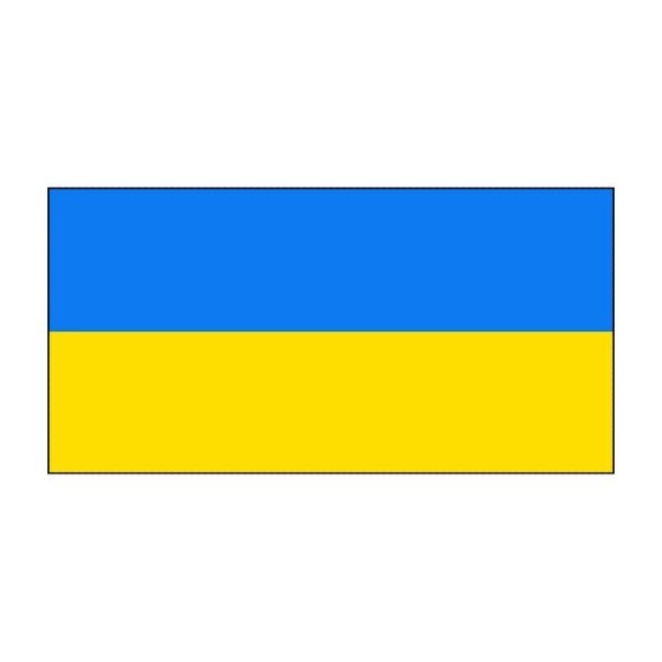 Ukrainian flag 20x30cm Deck equipment