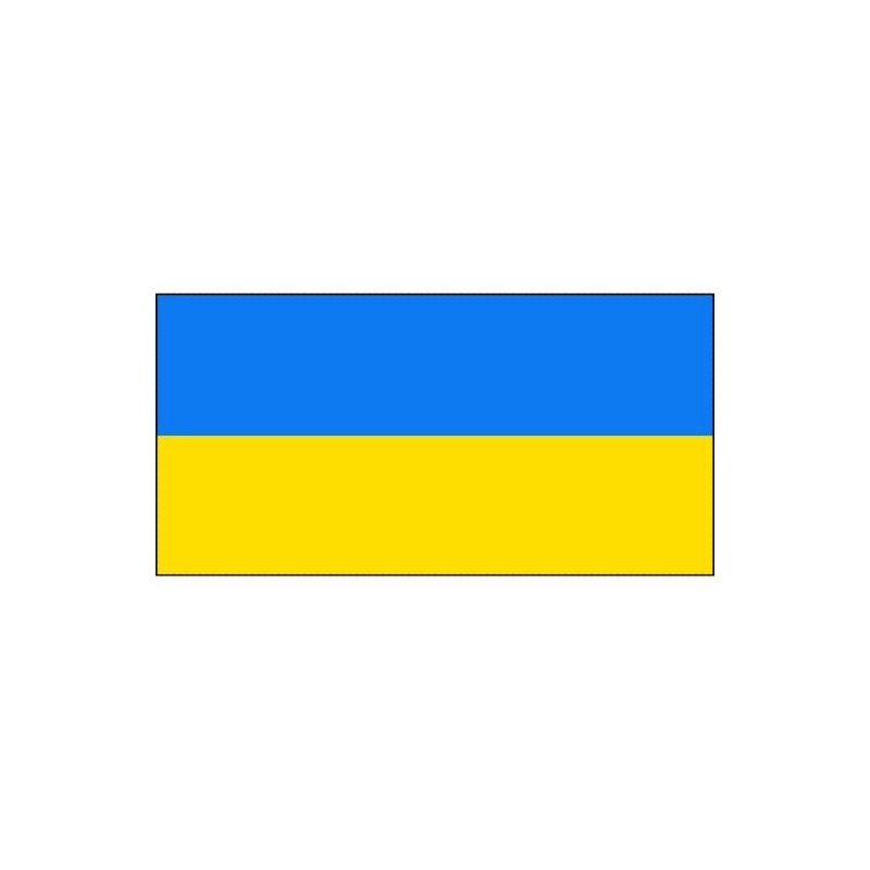 Ukrainian flag 20x30cm Deck equipment