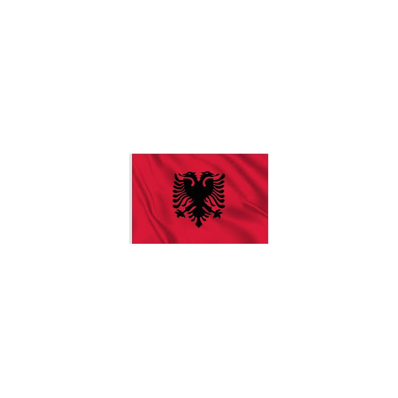 Flag Albania 20x30cm Deck equipment
