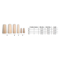 Čep od tikovine (set 6 kom) Nepovratni ventili i čepovi