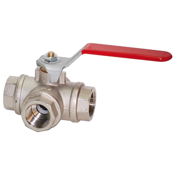 Fuel line 3 way valve ''t'' 1/2 Ball Valves