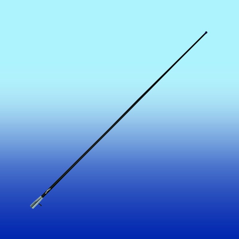 Antena VHF Glomex RA400CR/BK 3dB, 1.5m, chrom base, black VHF radio stations and antennas