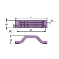 Cink protektor za Yamaha 80-350ks, 0,92kg Cinkovi za motore