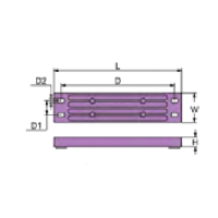 Cink protektor za trim Yamaha 150-350ks, 0,66kg Cinkovi za trim