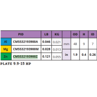 Trim Tab Anode for Suzuki 9.9-15HP, D48mm Engines Anodes