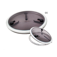 Deck Hatch, Round, Aluminium, D280mm Marine Windows