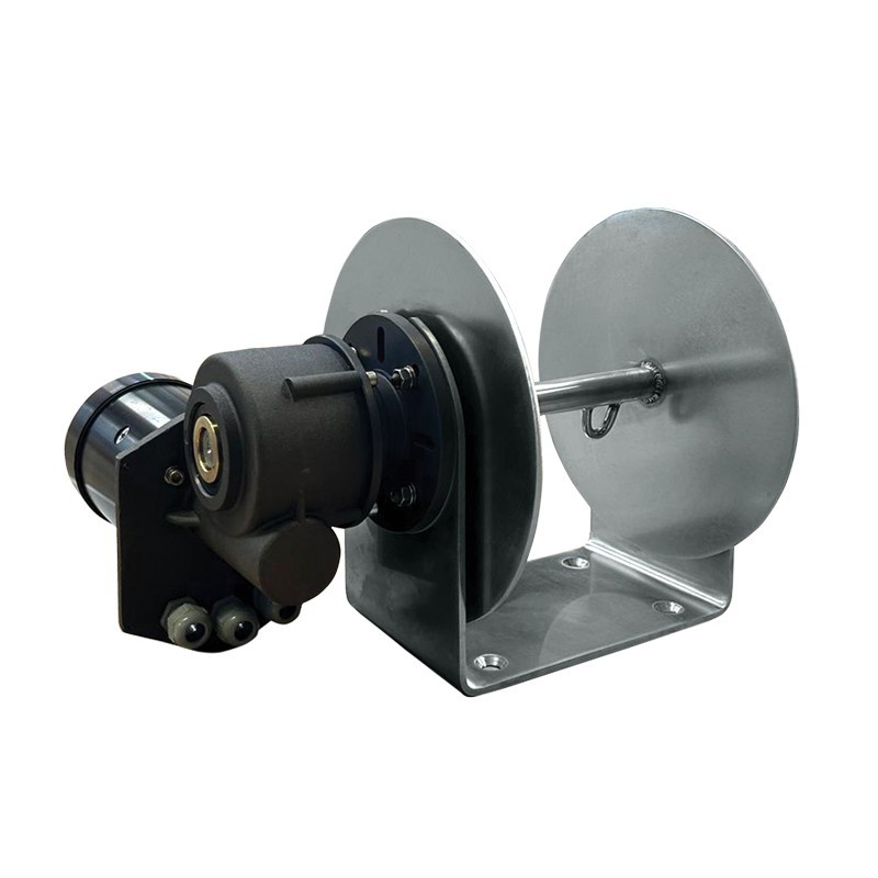 DRUM WINCH - Multifunctional Winch, 12V / 800W, 12mm nylon 3-strand rope / 6mm chain Windlasses and Accessories