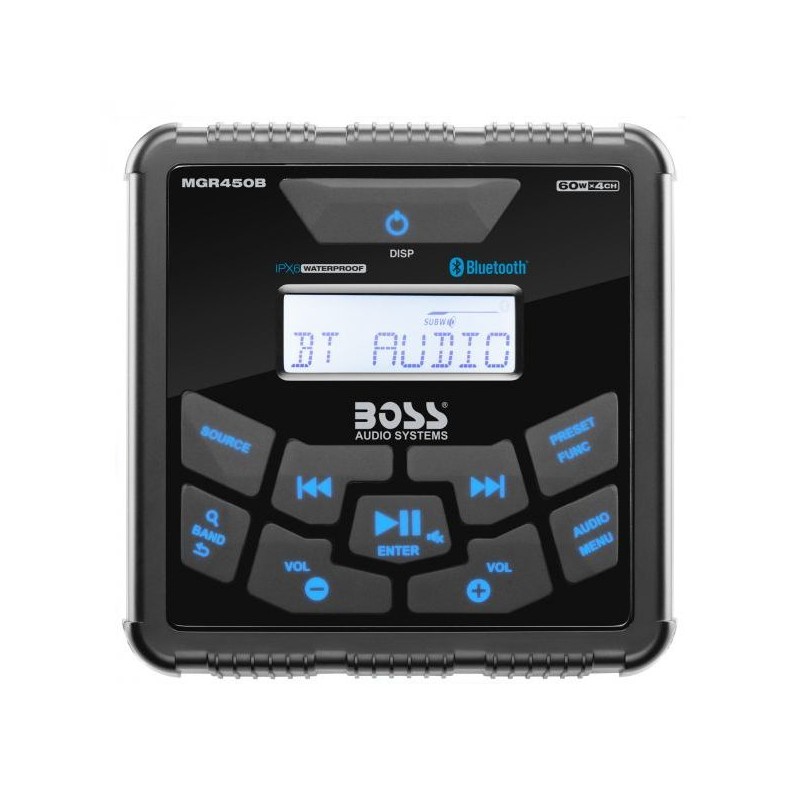 Boss Marine MarineRadio AM/FM, MGR 450B, 4x60W, bijeli Radio uređaji