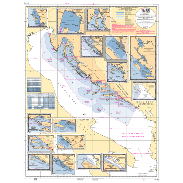 Maritime Chart (Thematic) 101-VTS Cruising Charts