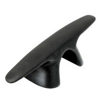 Bull Dog Cleat, Inox 316, Black U-Bolts & Cleats