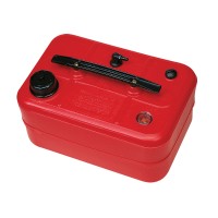 Nuova Rade portable fuel tank with filter, 10 L, red, HD polyethylene, D8 mm outlet Portable fuel tanks