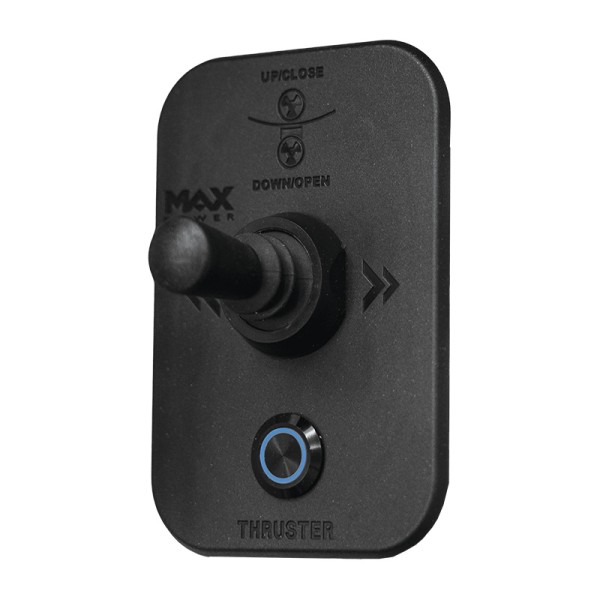 MAX POWER Joystick, 4-Direction Control for Retractable Thrusters, Black Thruster Control Panels & Remote Controls