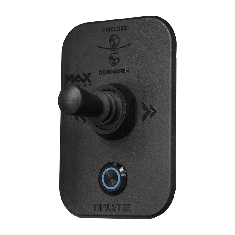 MAX POWER Joystick 4 Directions, for Hydraulic Retractable Thrusters R300 & R450, Black Bow Thrusters & Accessories
